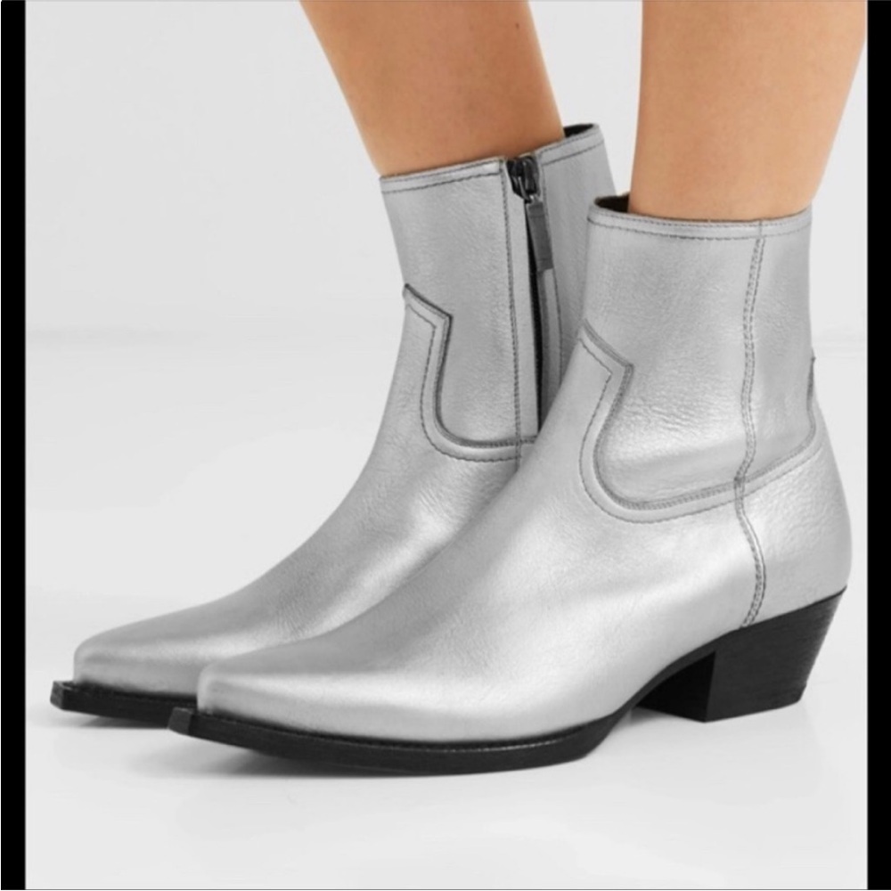 Saint Laurent Paris Cowboy Ankle Boots 36 - Picture 9 of 9